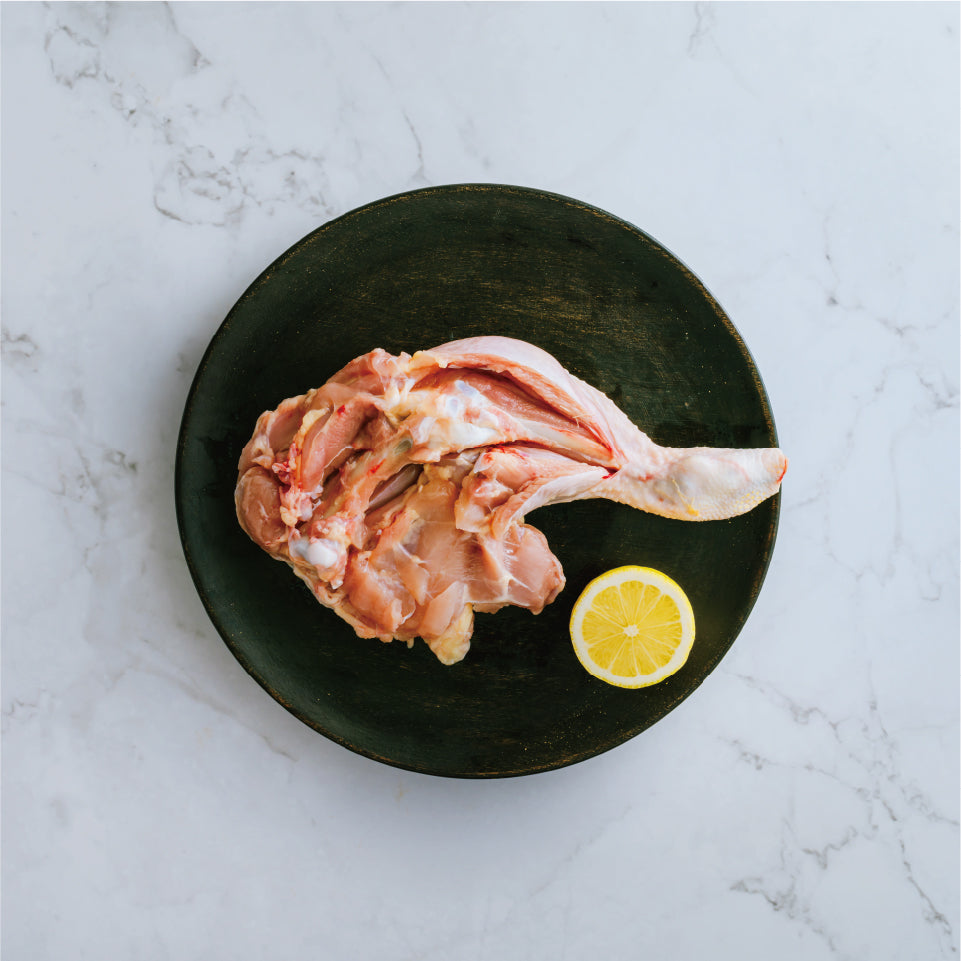 精肉(朝挽き)清流美どり もも肉骨付き(焼き用成形)