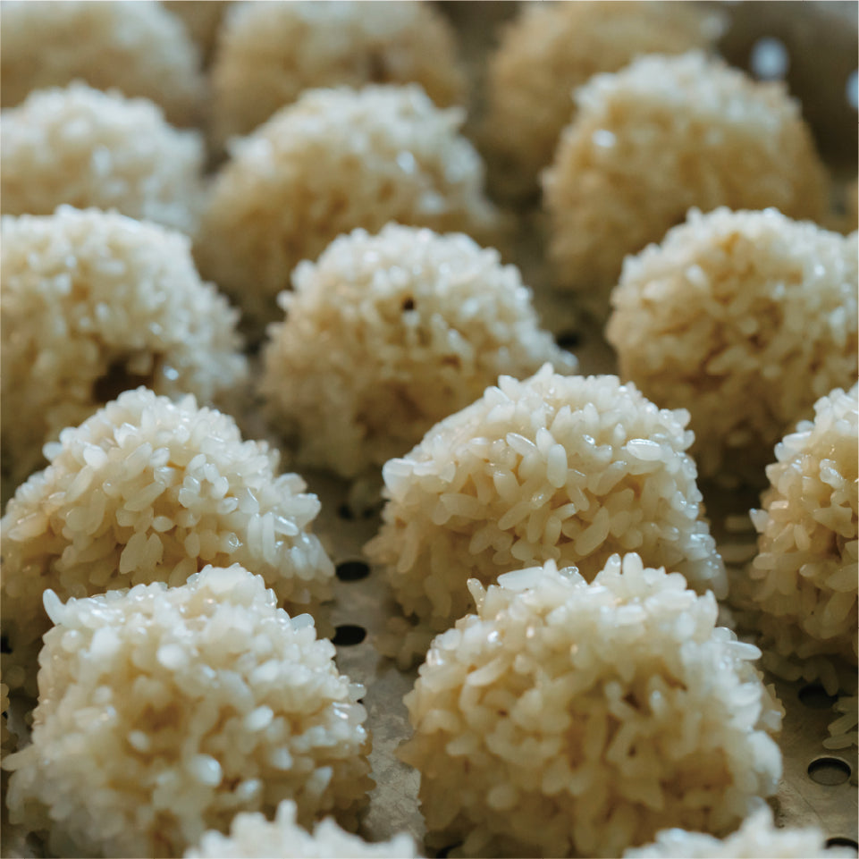 【奥美濃古地鶏】飛騨高山もち米饅頭 1P15個入り（プレーン）